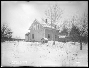 Wachusett Reservoir, Ann Moran's house, from the east, Clinton, Mass., Jan. 4, 1898