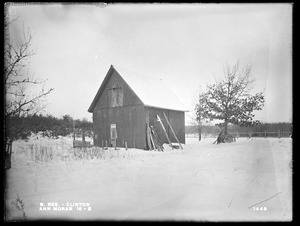 Wachusett Reservoir, Ann Moran's barn, from the east, Clinton, Mass., Jan. 4, 1898