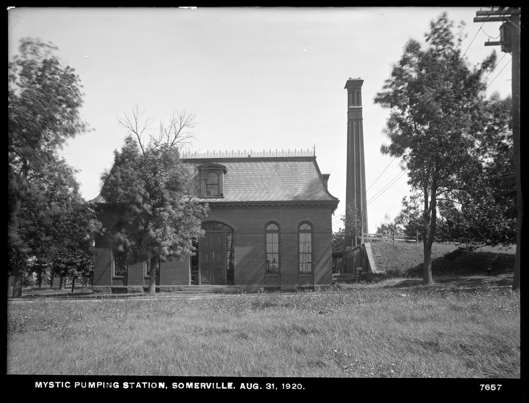 Distribution Department, Mystic Pumping Station, Somerville, Mass., Aug. 31, 1920