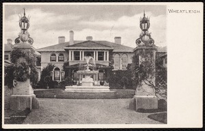 Wheatleigh: entrance to house with fountain