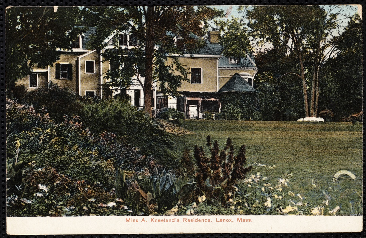 Fairlawn: back of house and garden