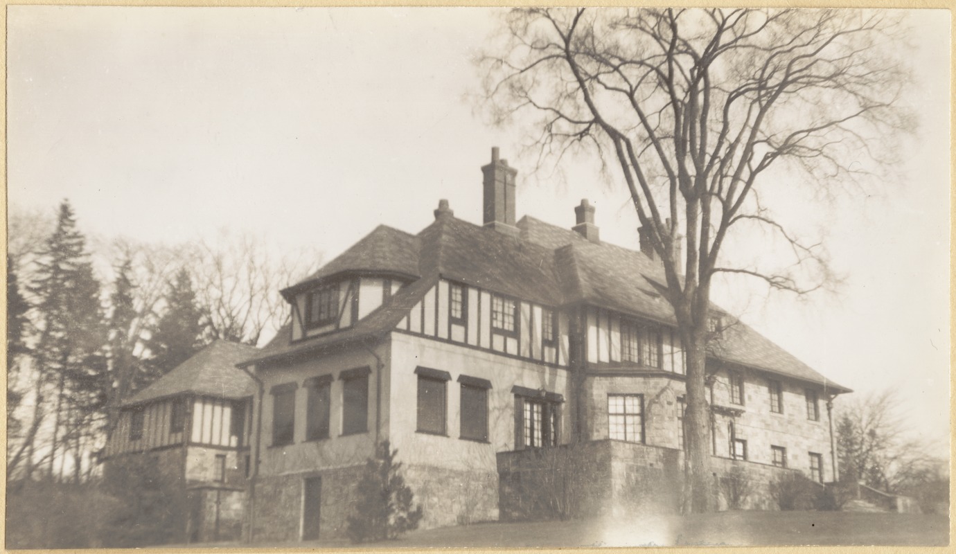 Ethelwyn: residence, close-up of south west elevation