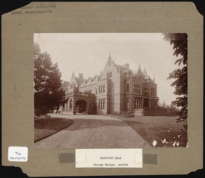 Ventfort Hall: drive and front entrance