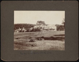Homestead: enlarged Appleton-Stokes house, rear view