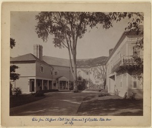 Homestead: view from Cliffwood Street of Appleton-Stokes House