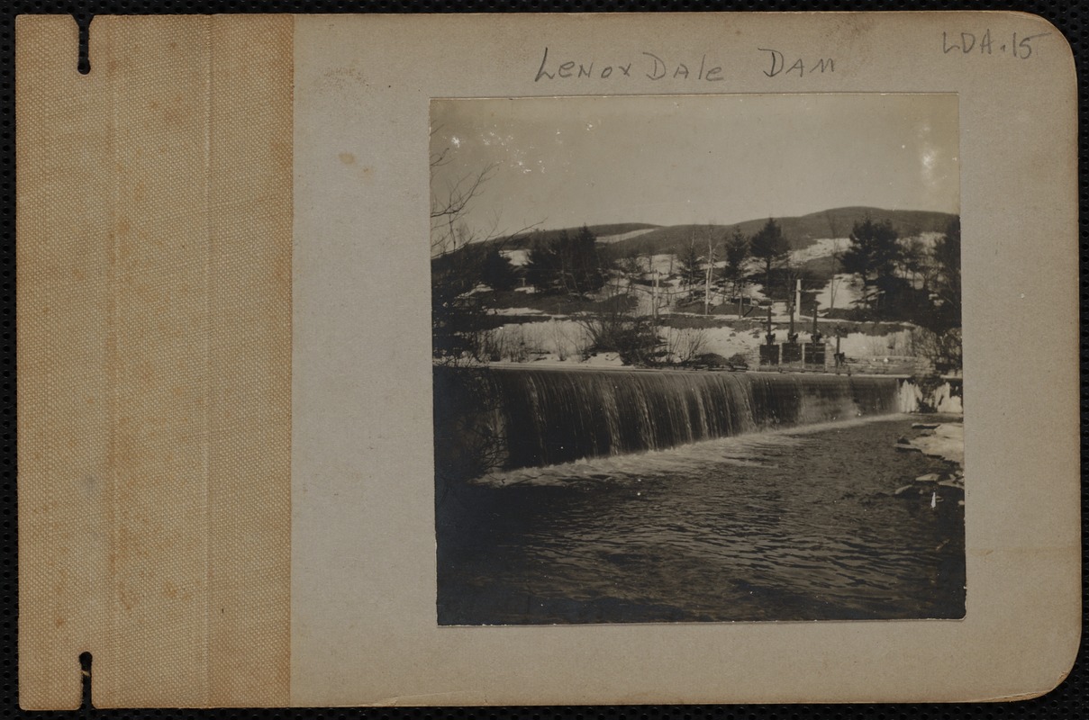 Lenox Dale dam