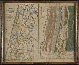 A geological map of the county of Berkshire, Mass. and of a small part of the adjoining states