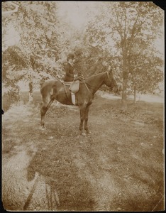 Miss Kate Cary: on horseback