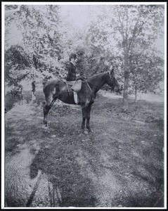 Miss Kate Cary: on horseback