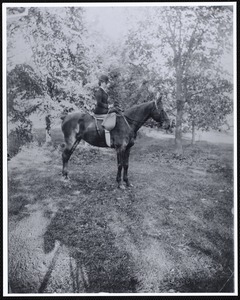 Miss Kate Cary: on horseback