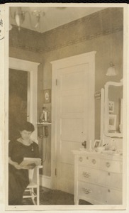 Hagyard's: interior, woman reading