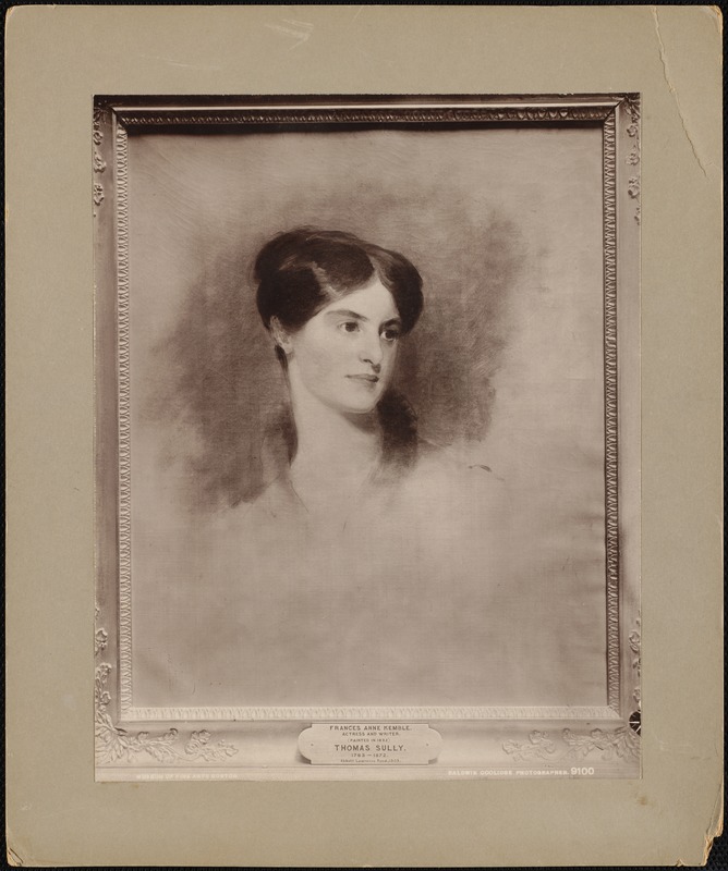 Fanny Kemble: portrait
