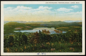 Lake Mahkeenac: view from Bald Head
