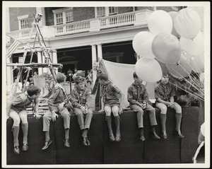 Lenox Bicentennial: Boy Scouts parade float