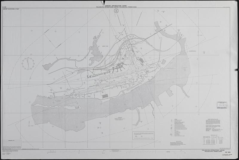 Airport obstruction chart