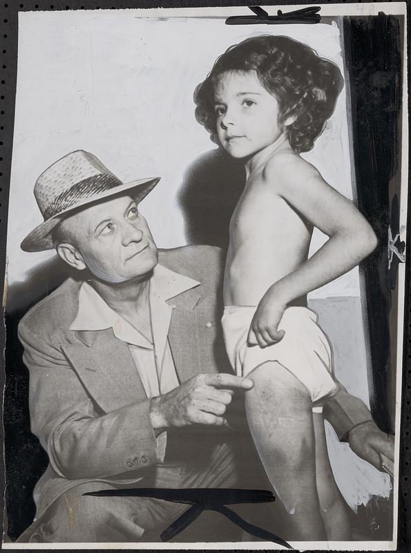 Detective Virgil Costley of Cleveland and Helen Barger, with iron burns
