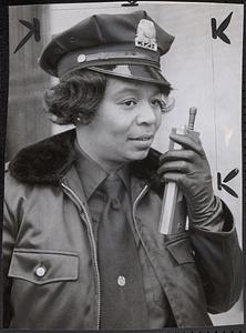 Police officer Clara Scott nabbed suspect on her first day of duty