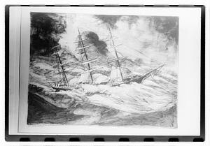 Print titled "Ship, Brown Brothers"