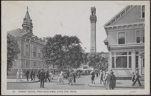 Street scene, Provincetown, Cape Cod, Mass.