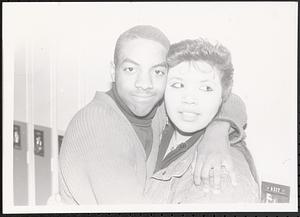Portrait of a young man and woman