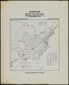 Selected Civil War maps