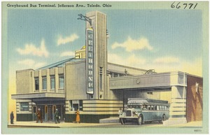 Greyhound Bus Terminal, Jefferson Ave., Toledo, Ohio