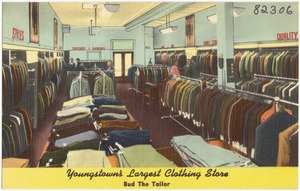 Youngstown largest clothing store, Bud The Tailor