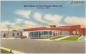 New Home of Fleet Cooper Motor Co., Ardmore, Okla.