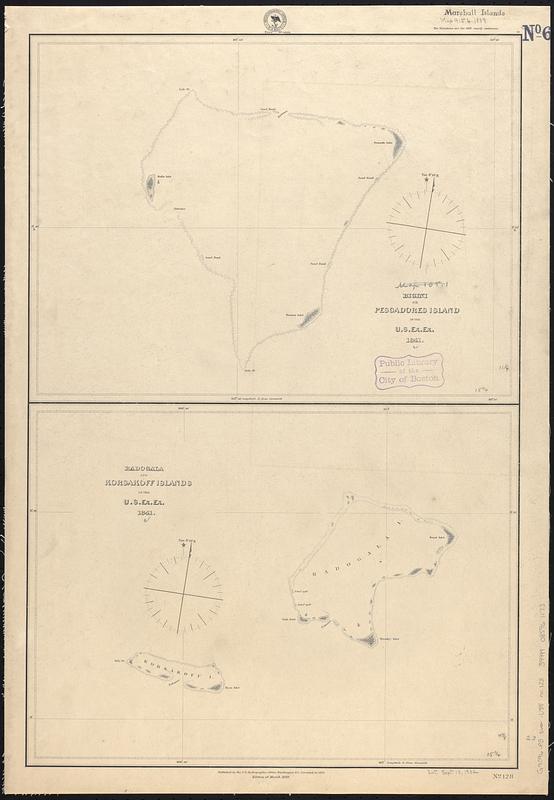 Bigini or Pescadores Island ; Radogala and Korsakoff Islands