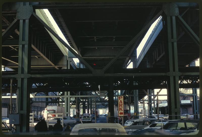 Under the 'El' at North Station at 'Causeway Street'