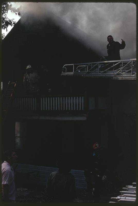 House fire at Point Independence, Onset, Mass.