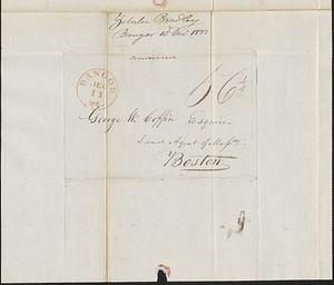 Zebulon Bradley to George Coffin, 10 December 1833