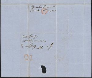 Zebulon Ingersoll to George Coffin, 12 May 1849