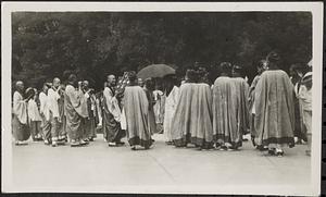 Priests of funeral procession