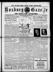 Roxbury Gazette and South End Advertiser, September 20, 1940