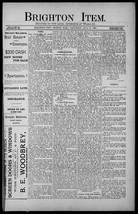 The Brighton Item, July 11, 1891