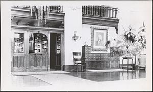 Lawrence Library, stacks and card catalog