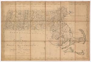 A new map of the state of Massachusetts