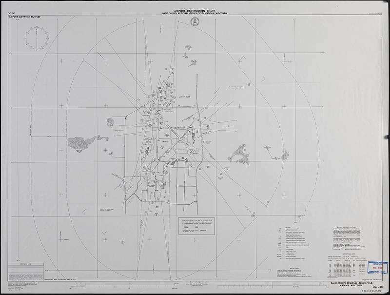 Airport obstruction chart