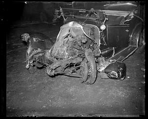 Damaged car