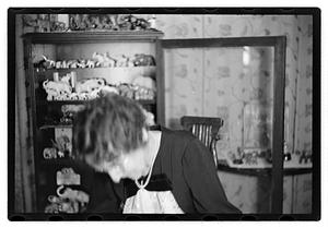 Shumaker, Mrs. James H. (Nellie) collector of miniature elephants