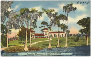 Beautiful clubhouse at cypress gardens
