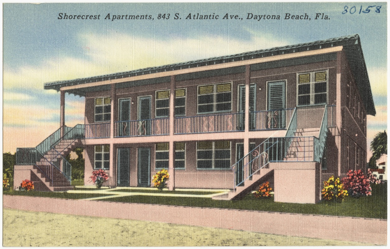 Shorecrest apartments, 843 S. Atlantic Avenue, Daytona Beach, Florida