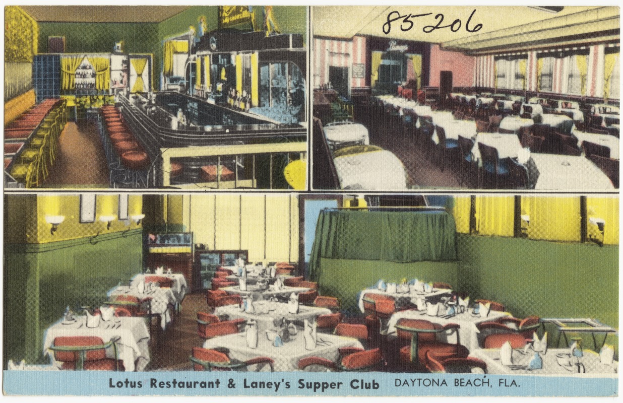 Lotus Restaurant and Laney's Supper Club, Daytona Beach, Florida