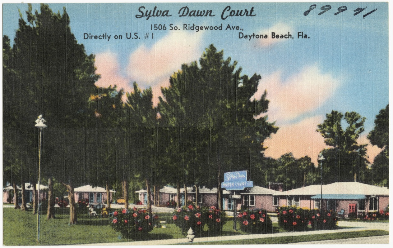 Sylva Dawn Court, 1506 South Ridgewood Avenue, directly on U.S. 1, Daytona Beach, Florida