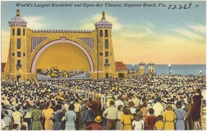World's largest bandshell and open-air theatre, Daytona Beach, Florida