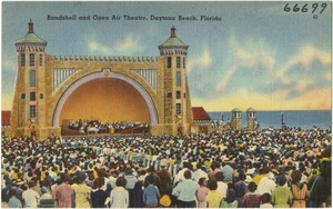 Bandshell and open-air theatre, Daytona Beach, Florida