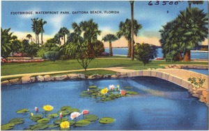 Foot bridge, Waterfront Park, Daytona Beach, Florida