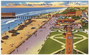 Pier Casino and ocean front, Daytona Beach, Florida