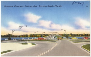 Seabreeze Causeway, looking east, Daytona Beach, Florida